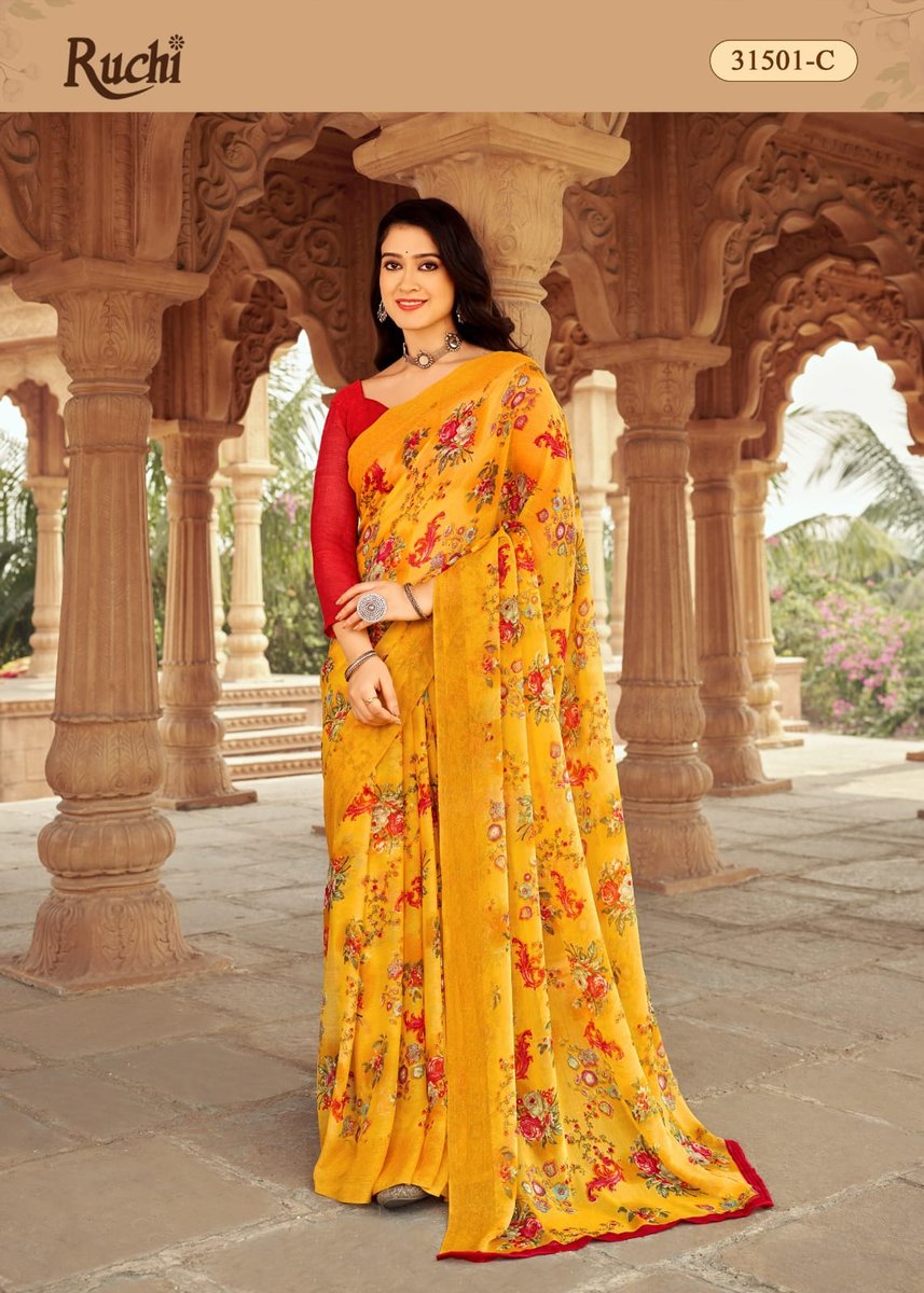 RUCHI SAREE STAR CHIFFON 152 31501-A TO 31503-D 3