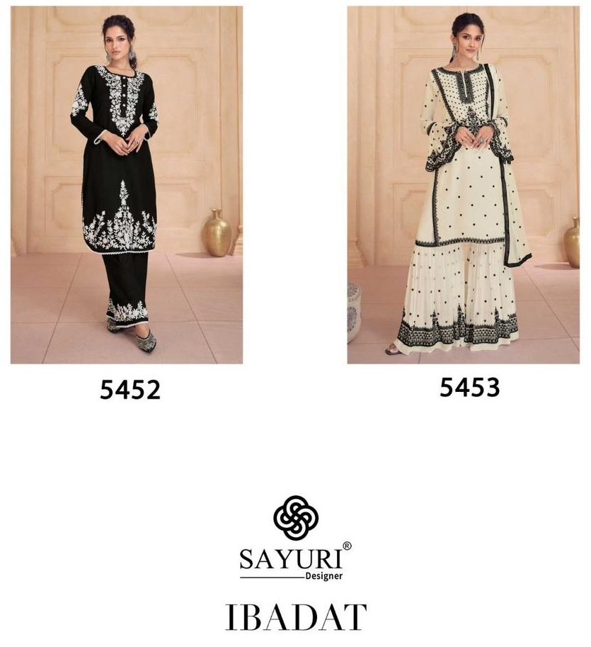 SAYURI DESIGNER IBADAT 5452 TO 5453 3