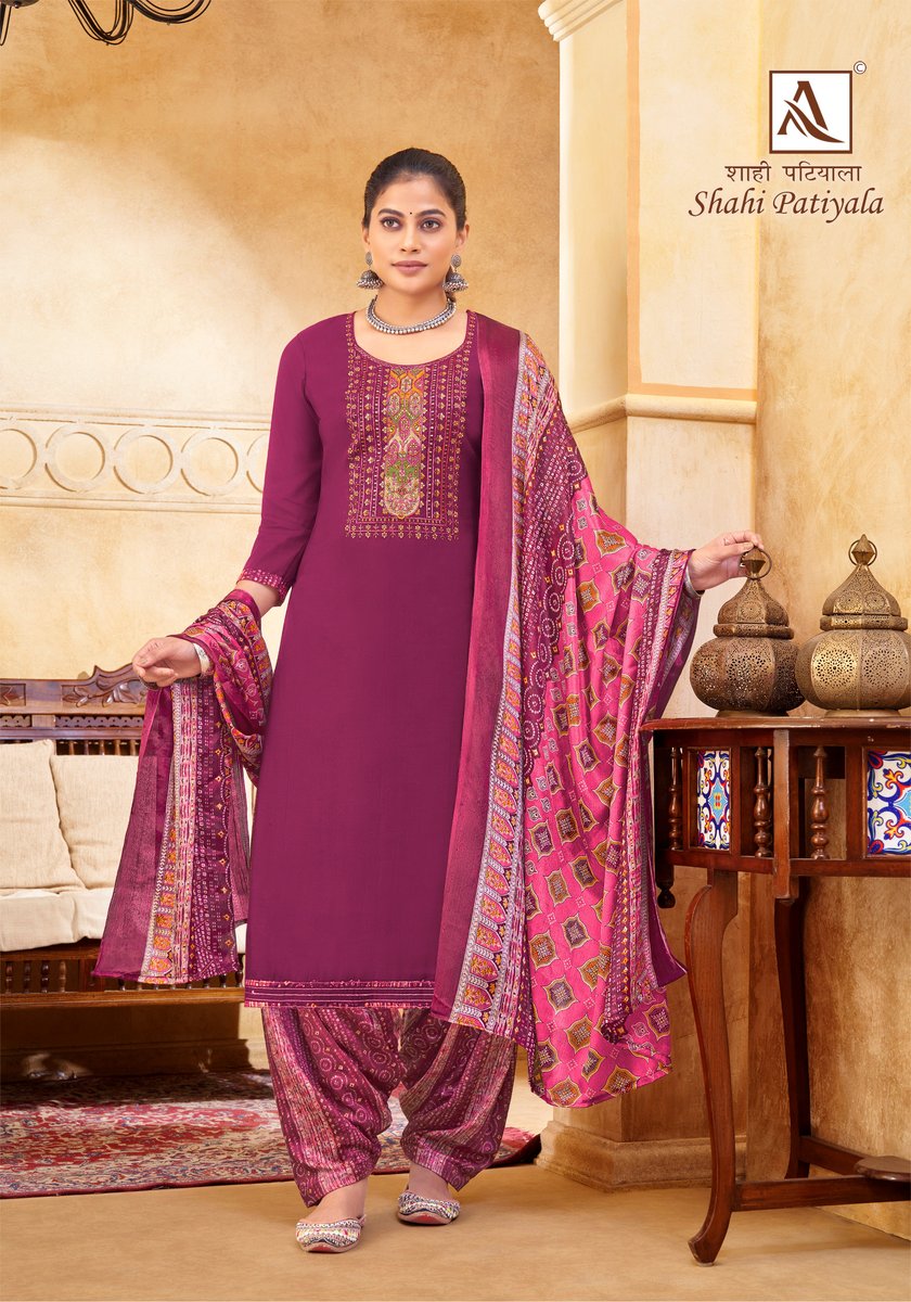 ALOK SUIT SHAHI PATIYALA H-1559-001 TO H-1559-010 7