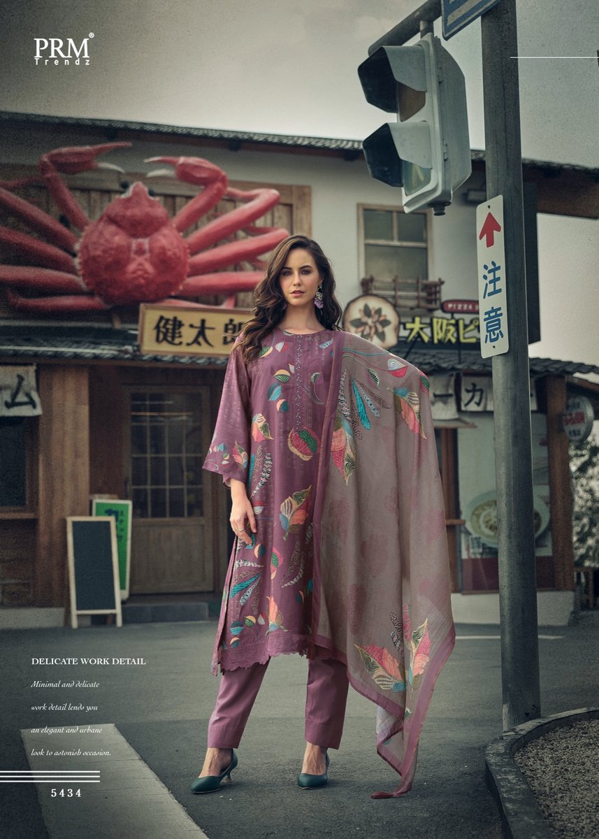 PRM TRENDZ THE SUMMER BLOOM 5433 TO 5440 2