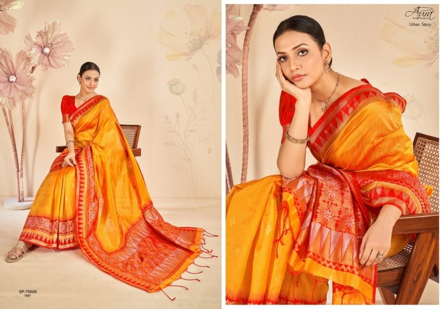 AURA SAREE URBAN STORY 79501 TO 79507 6