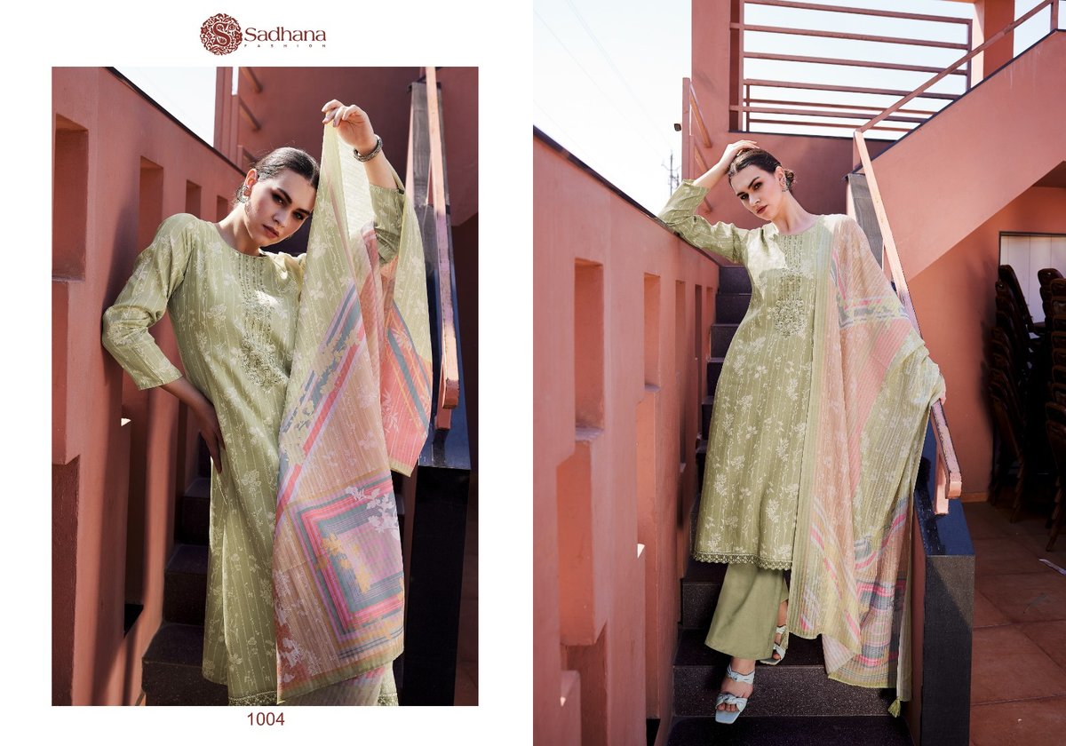 SADHANA FASHION ZABIN 1001 TO 1008 4