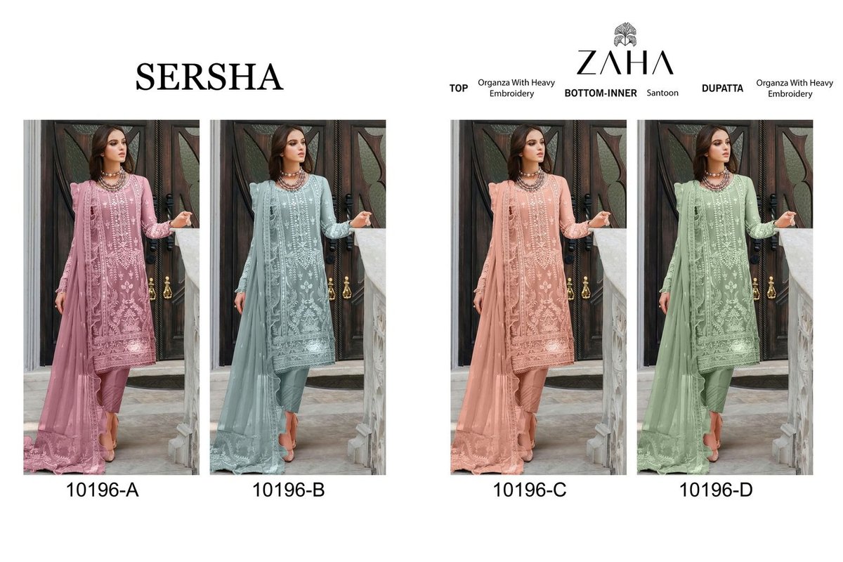 ZAHA SERSHA VOL-1 10196-A TO 10196-D 5