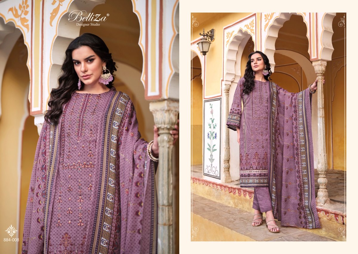 BELLIZA DESIGNER BIN SAEED VOL-3 884-001 TO 884-008 8