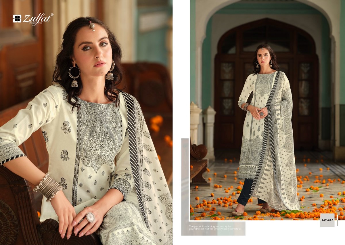 ZULFAT DESIGNER ZOHRA 547-001 TO 547-008 5