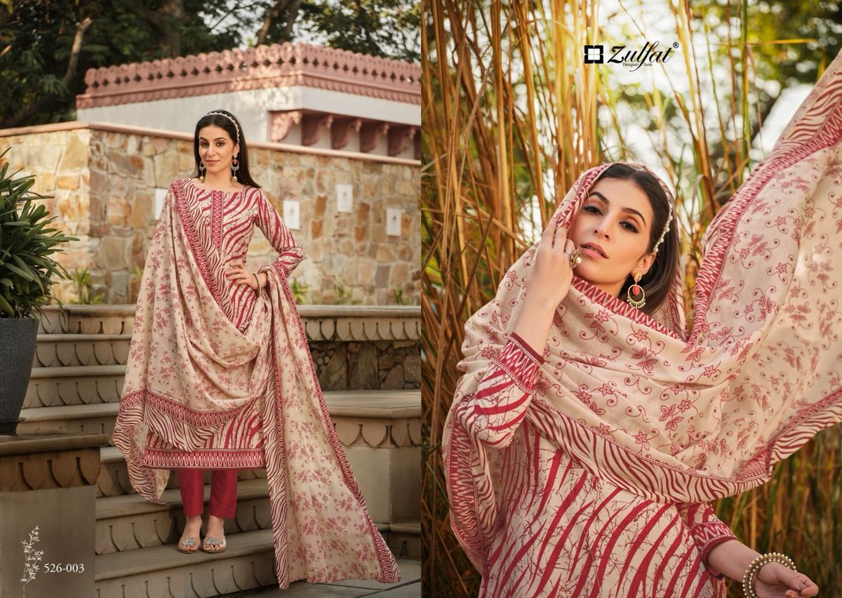 ZULFAT DESIGNER BANI 526-001 TO 526-008 3