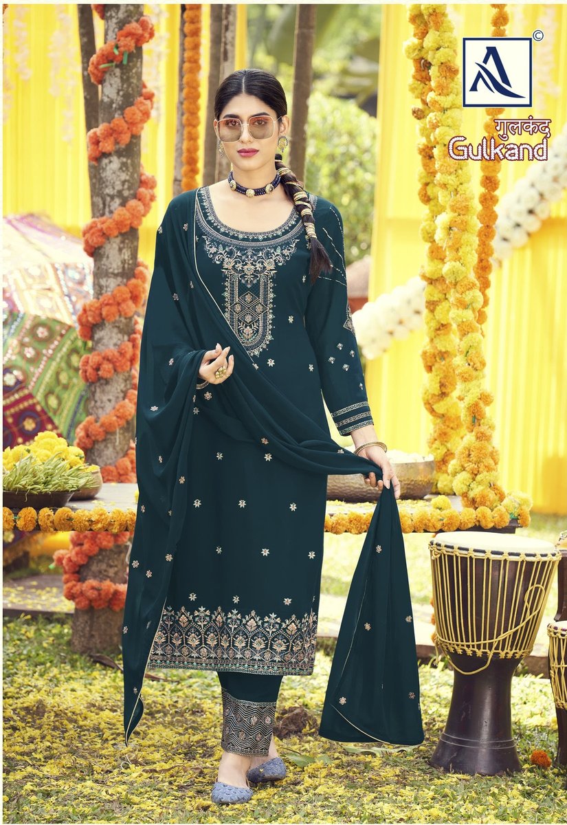 ALOK SUIT GULKAND EDITION - 2 H-1185-001 TO H-1185-006 3
