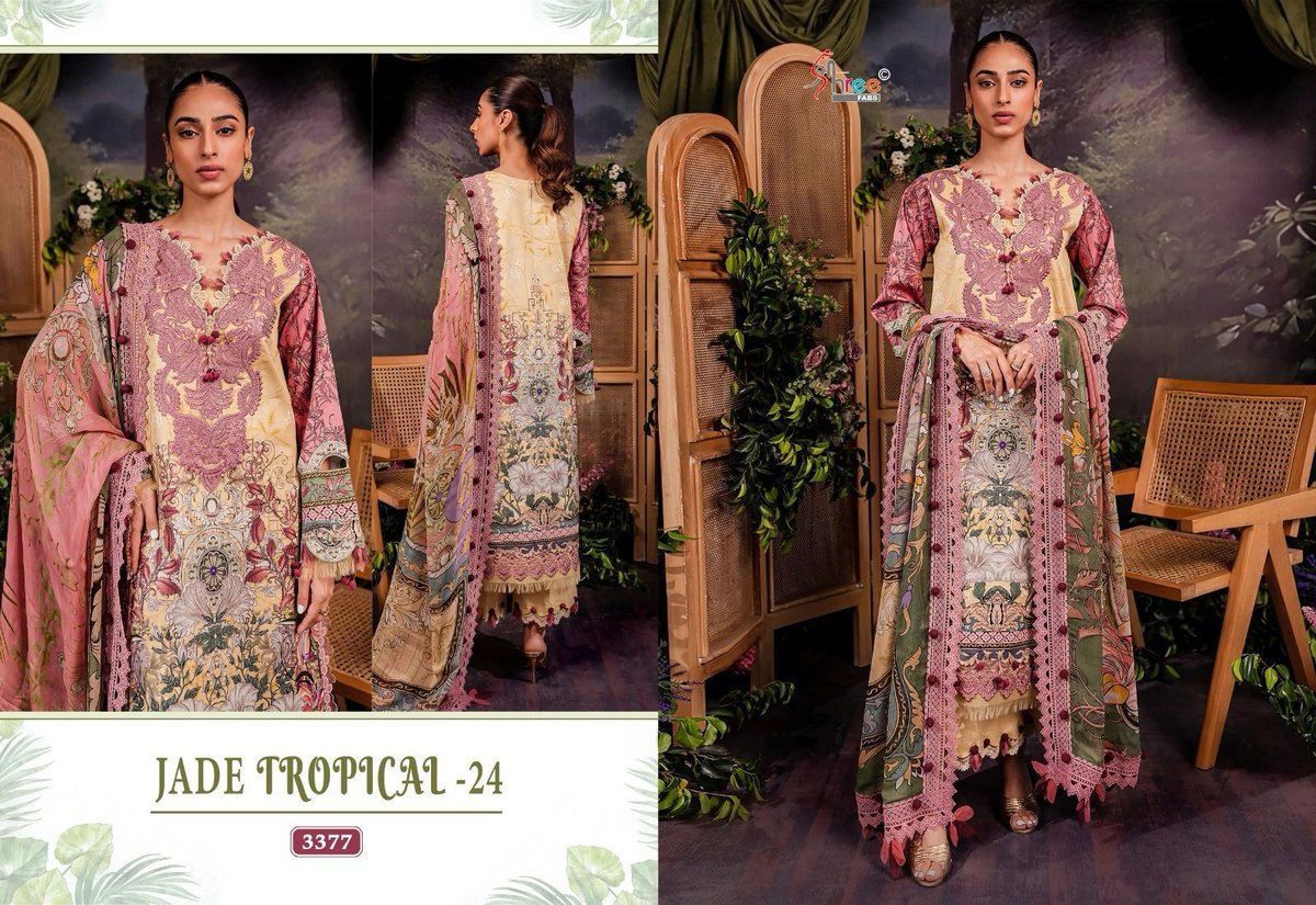 SHREE FAB JADE TROPICAL-24 3376 TO 3379 2