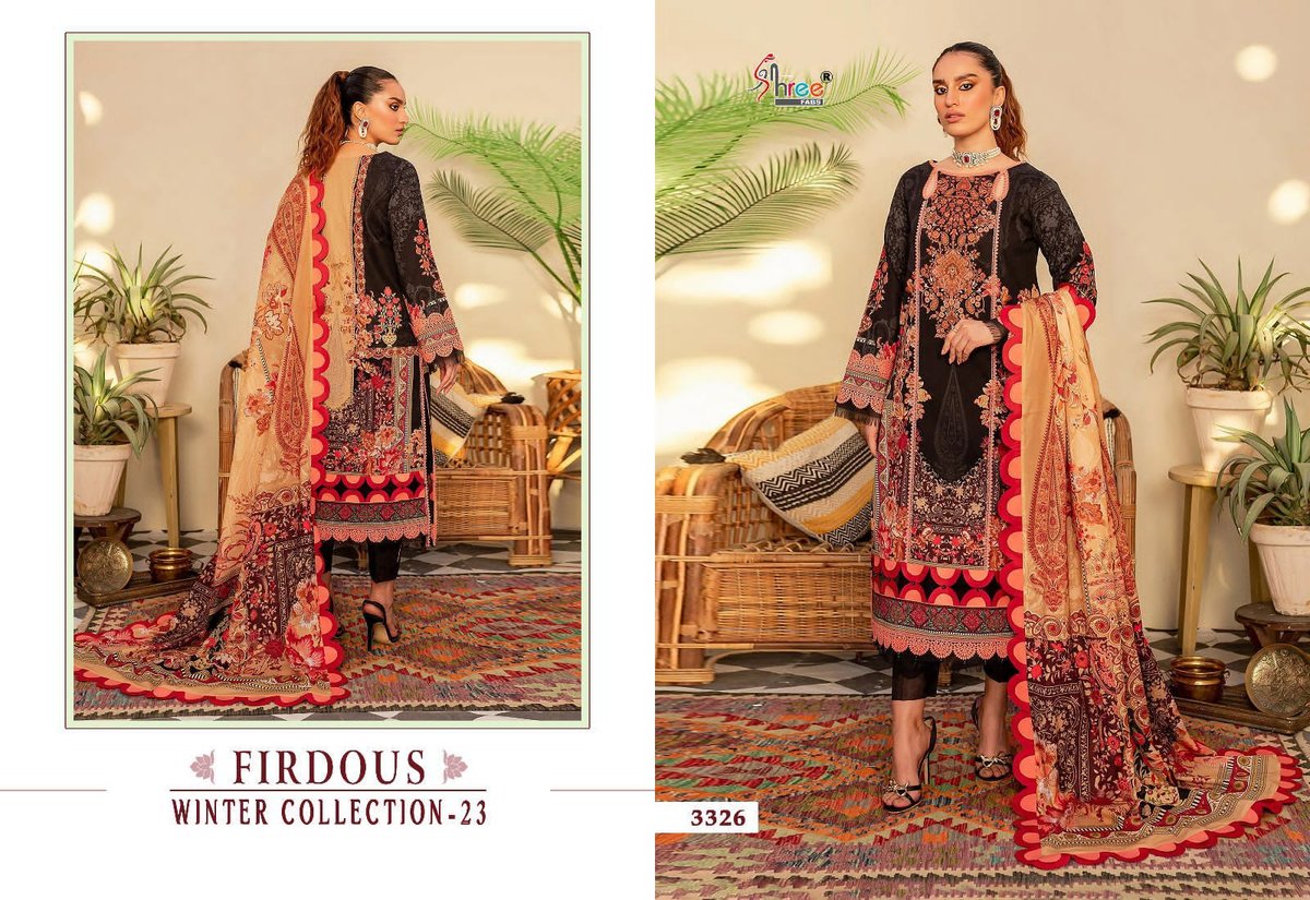 Shree Fab Firdous Winter Collection 23 3322-3329 Series 5