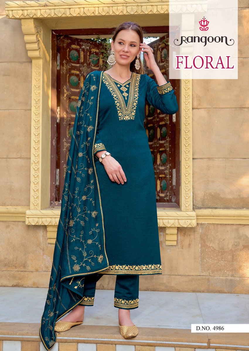 RANGOON FLORAL 4981 TO 4986 6