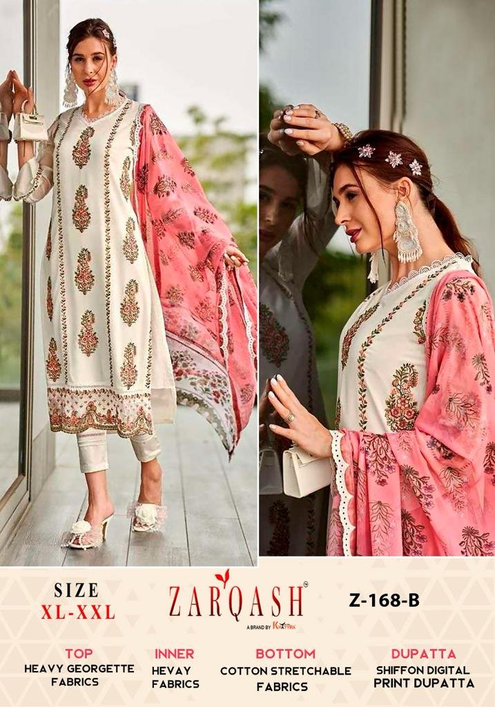 ZARQASH READYMADE COLLECTION Z-168-A TO Z-168-B 2