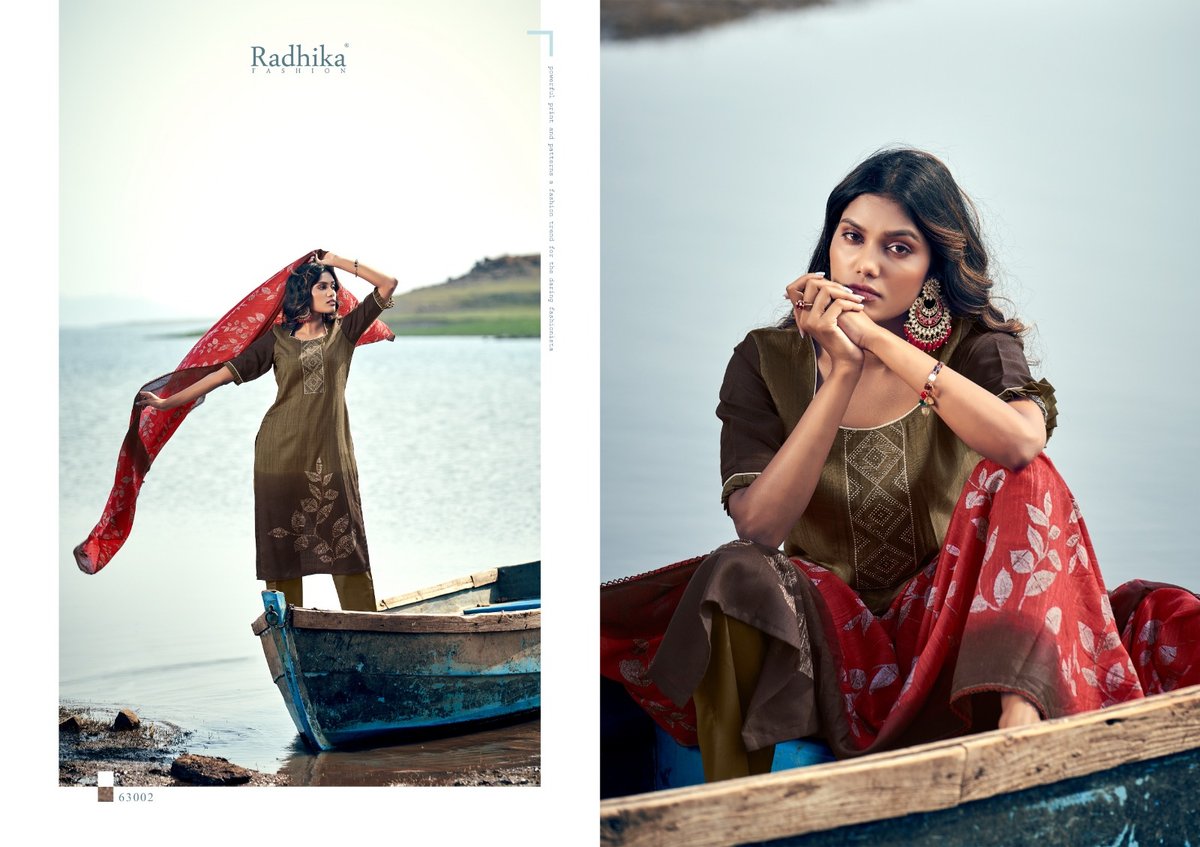 RADHIKA FASHION AZARA JALPARI 63001 TO 63008 2
