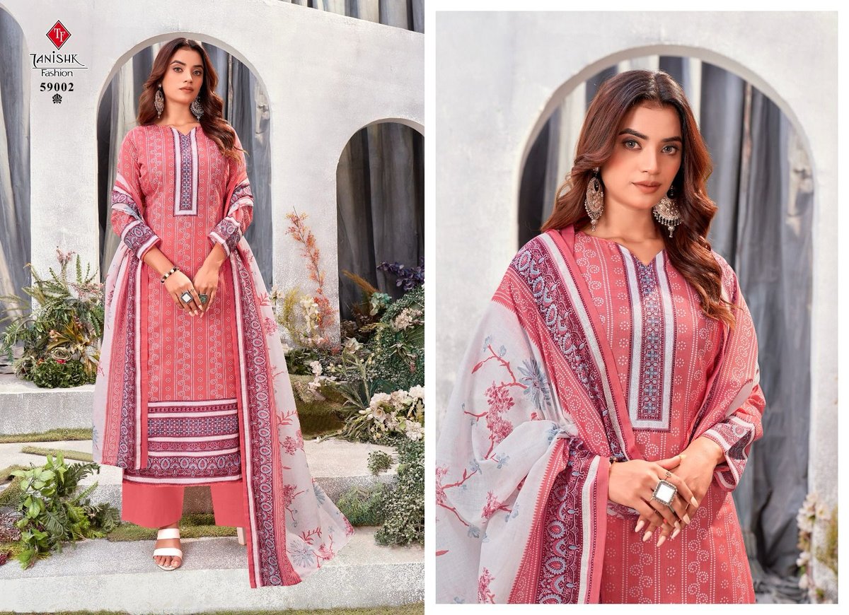 TANISHK FASHION GAZAL-BANDHNI 59001 TO 59008 2