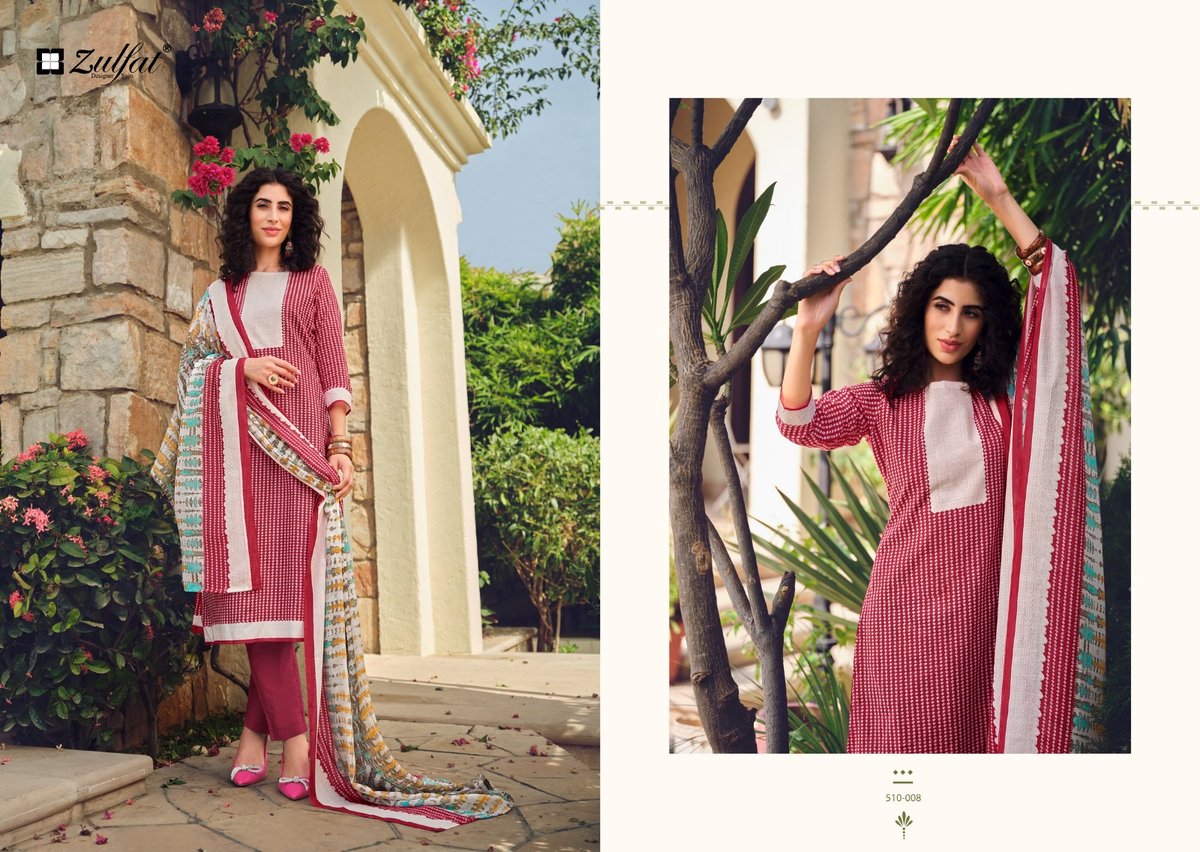 Zulfat Designer Isabella 510-001 to 510-008 Series 8