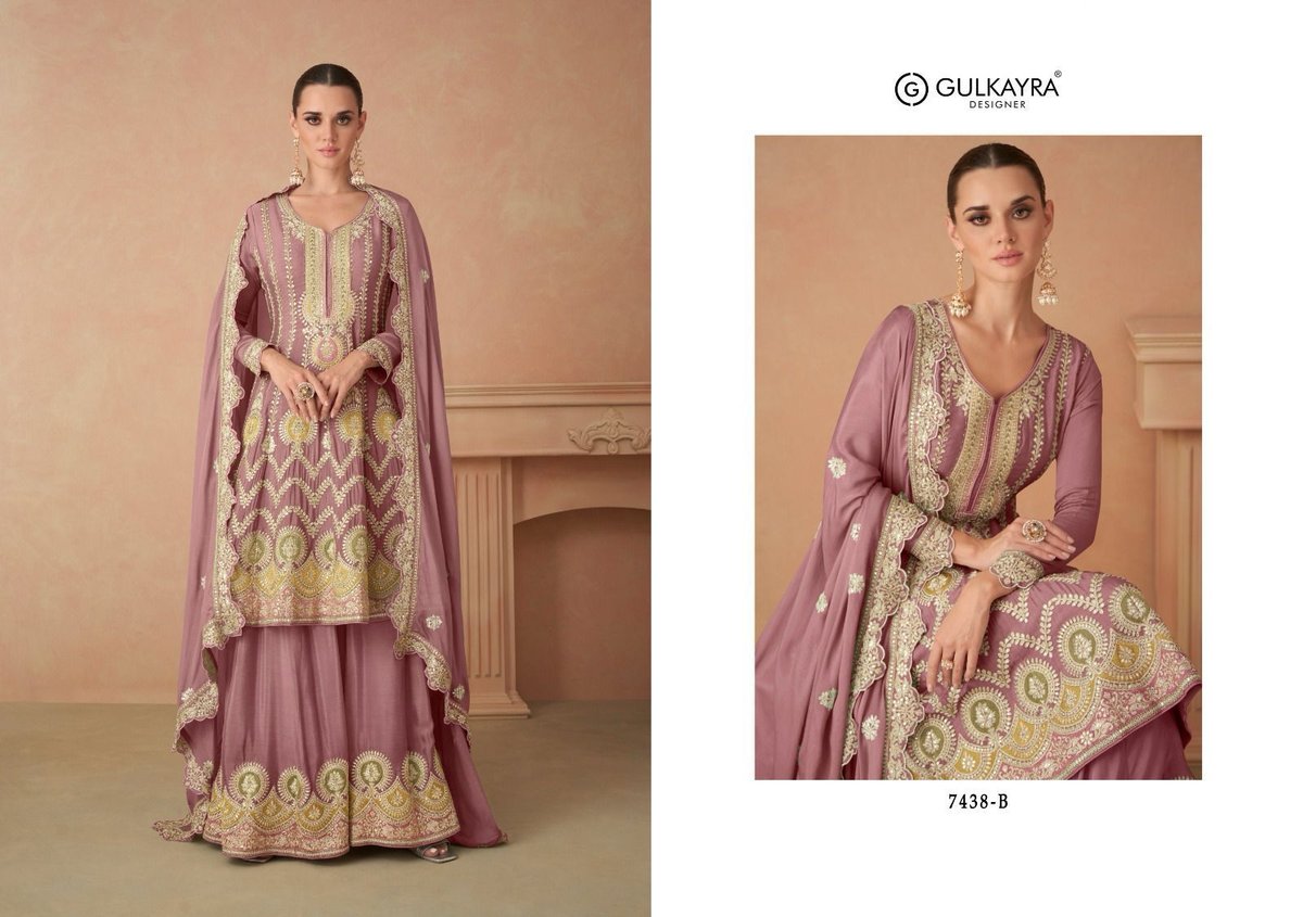 GULKAYRA DESIGNER SAHIRA 7438-A TO 7438-D 2
