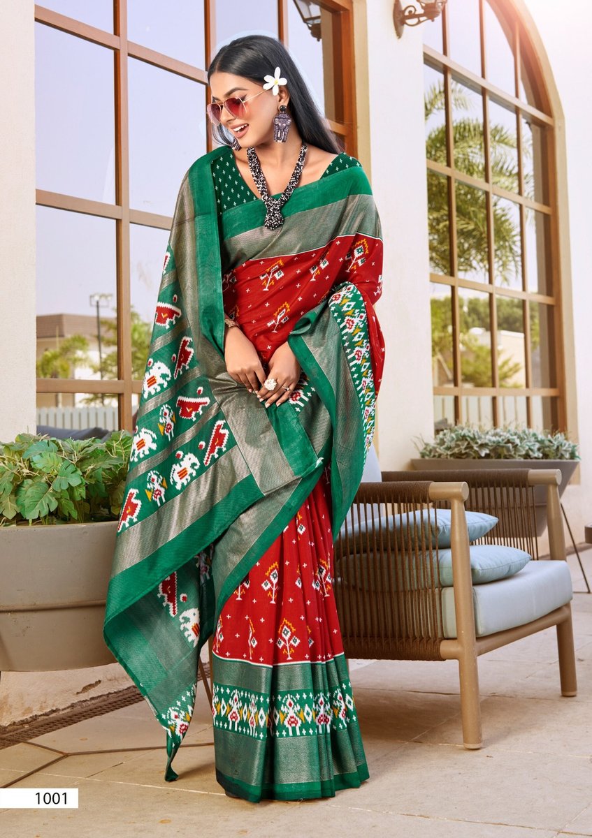 SAROJ SAREE IKKAYA PATOLA VOL-3 1001 TO 1008 1