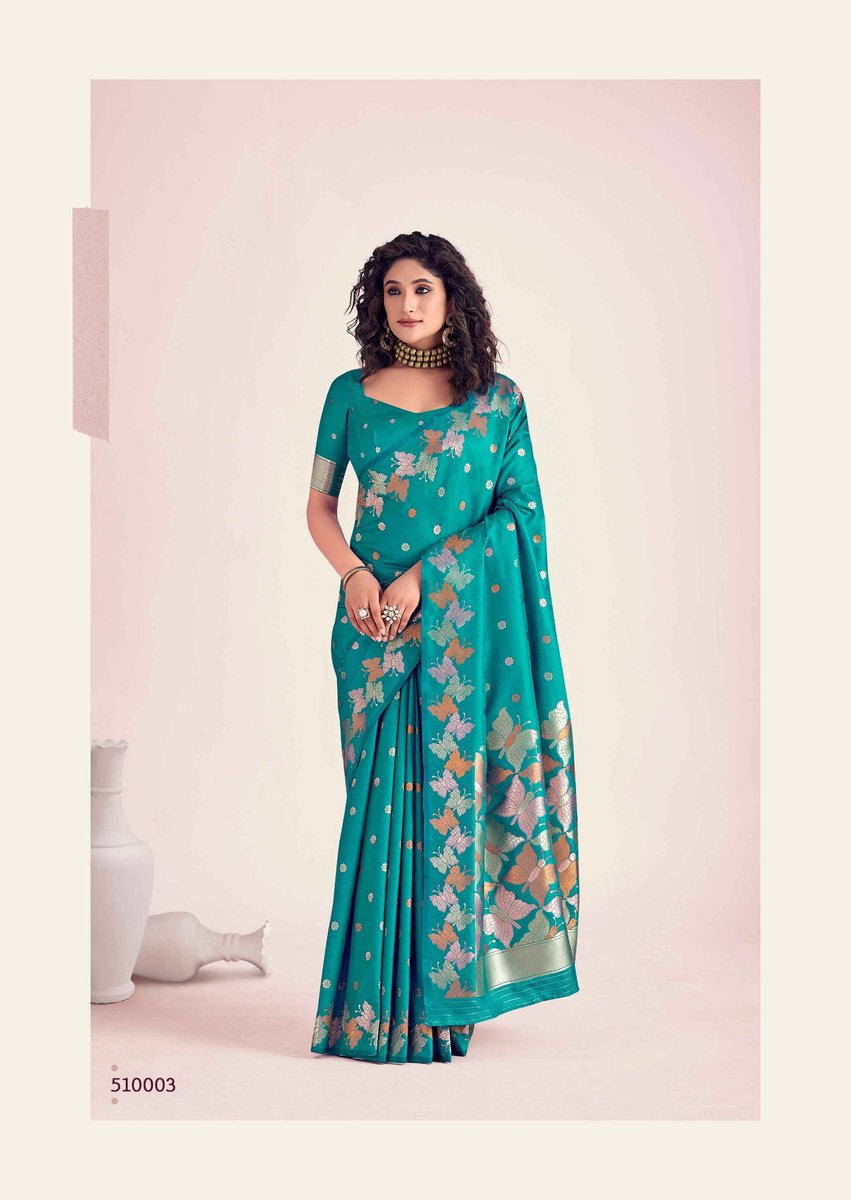 RAJPATH FABRICS RAJYOG BUTTERFLY SILK 510001 TO 510006 3