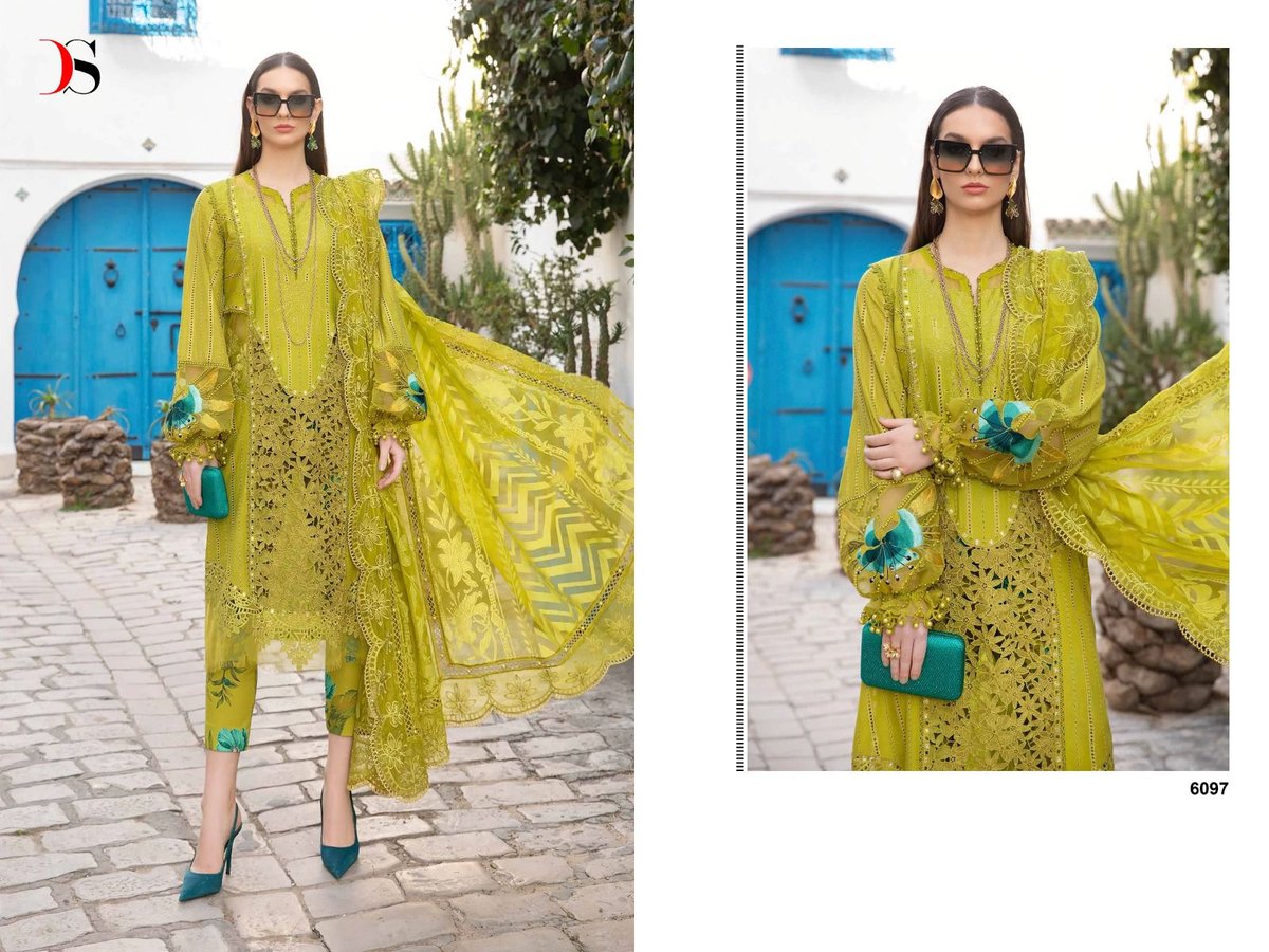 DEEPSY SUITS MARIA.B VOYAGE LAWN - 24-2 6091 TO 6097 7