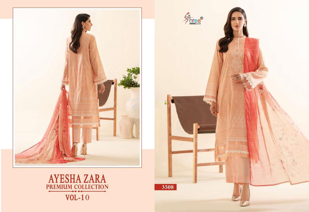 SHREE FAB AYESHA PREMIUM COLLECTION VOL-10 3506 TO 3511 3