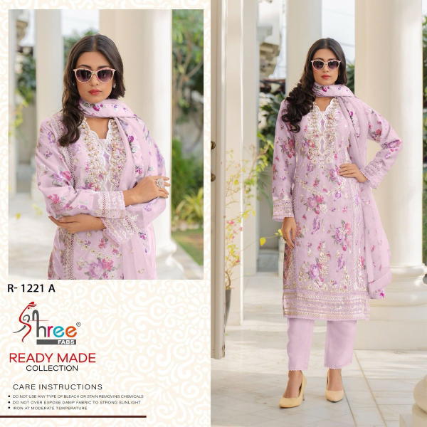 SHREE FAB READY MADE COLLECTION R-1221-A TO R-1221-D