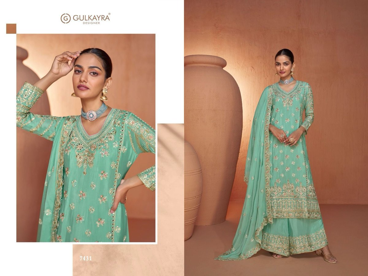 GULKAYRA DESIGNER GAZAL 7430 TO 7433 2
