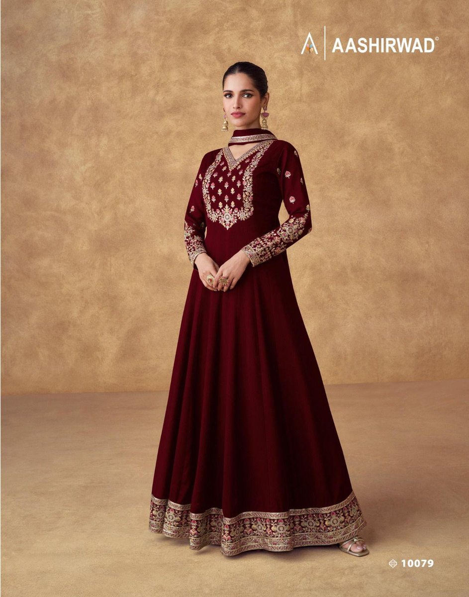 AASHIRWAD CREATION SWARA 10076-10079 4