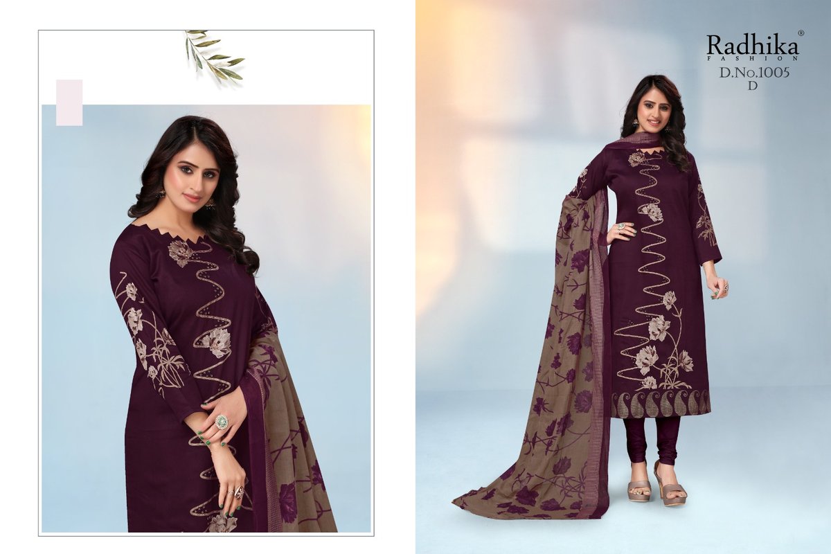 RADHIKA FASHION AZARA JIVIKA 1005-A TO 1005-D 4