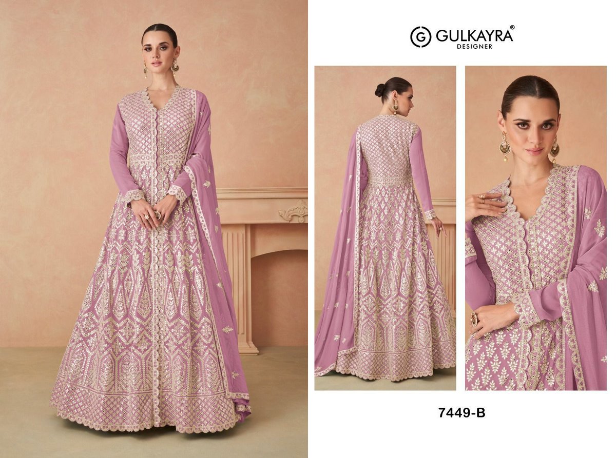 GULKAYRA DESIGNER RIMSHA 7449-A TO 7449-D 2