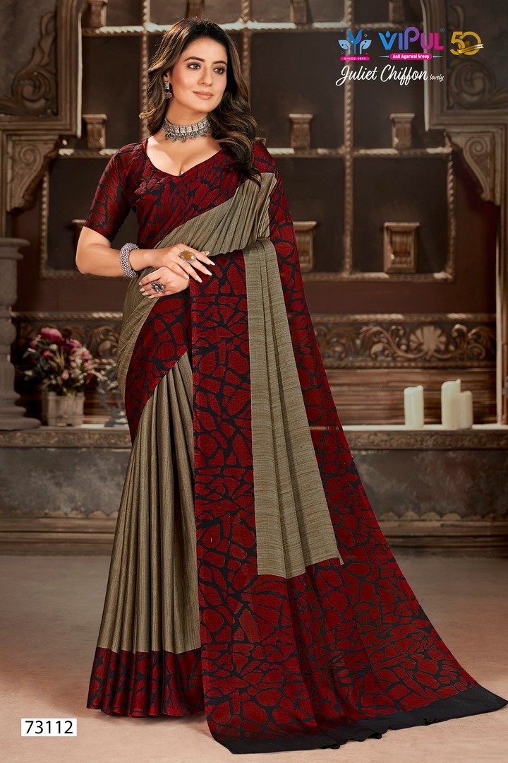 Vipul Fashion Juliete Chiffon Lovely 73107-73118 Series 6
