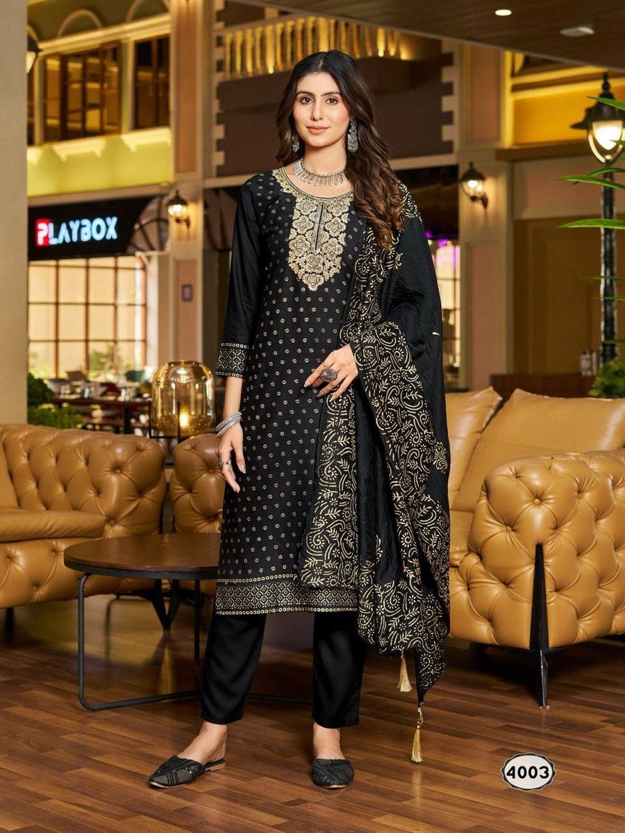 BLUE HILLS ROYAL TOUCH VOL-04 4001 TO 4008 3