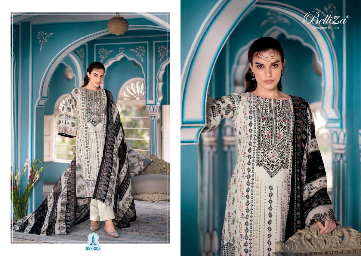 BELLIZA DESIGNER NAIRA VOL-40 888-001 TO 888-008 3