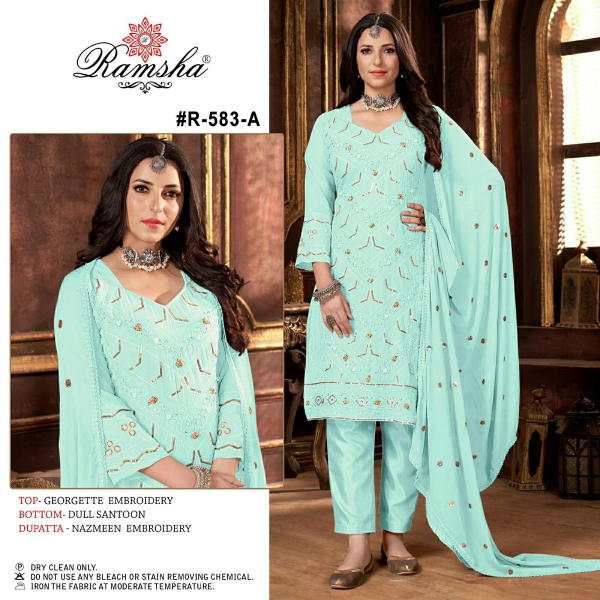 Ramsha Suit R-583 Colors