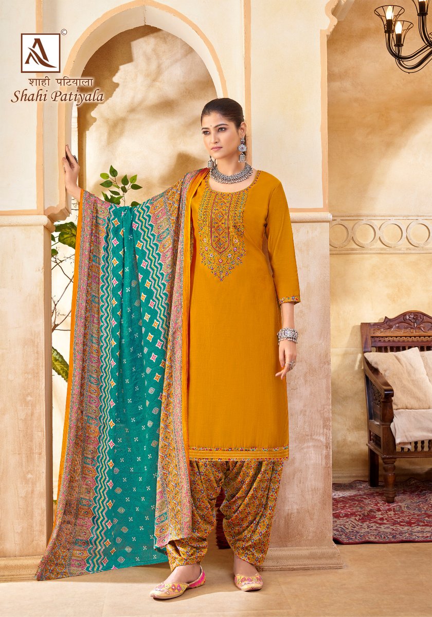 ALOK SUIT SHAHI PATIYALA H-1559-001 TO H-1559-010 10