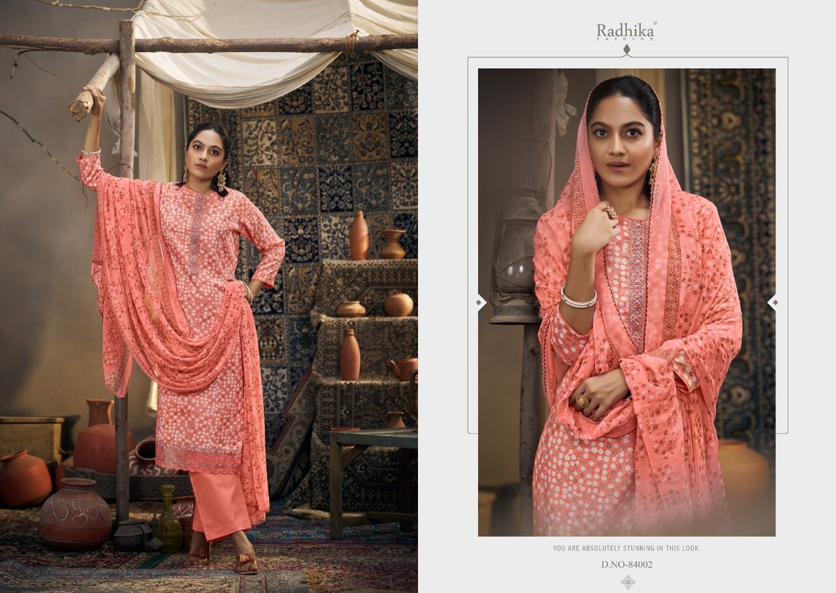 RADHIKA FASHION AZARA NAIRA-3 84001 TO 84006 2