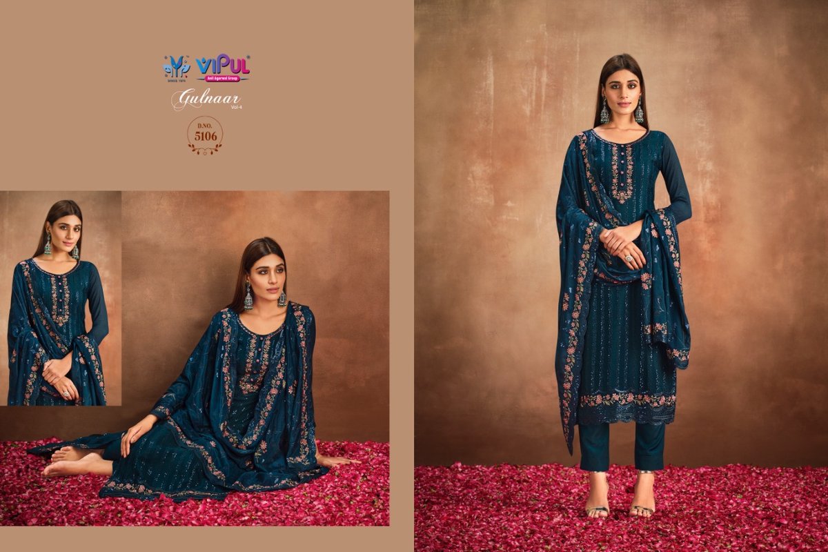 Vipul Fashion Gulnaar Vol-4 5101-5106 Series 6