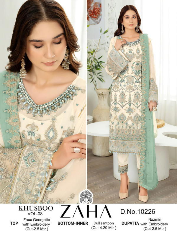 ZAHA KHUSHBU VOL-8 10226 TO 10228