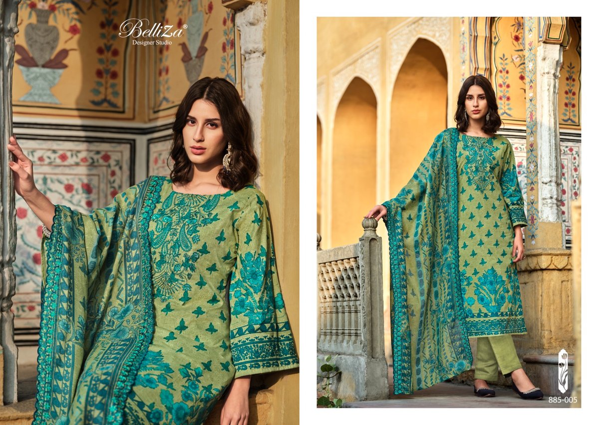 BELLIZA DESIGNER GUZARISH VOL-4 885-001 TO 885-008 5