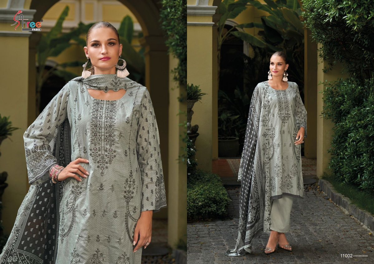 SHREE FAB BIN SAEED LAWN COLLECTION VOL-11 11001 TO 11006 2