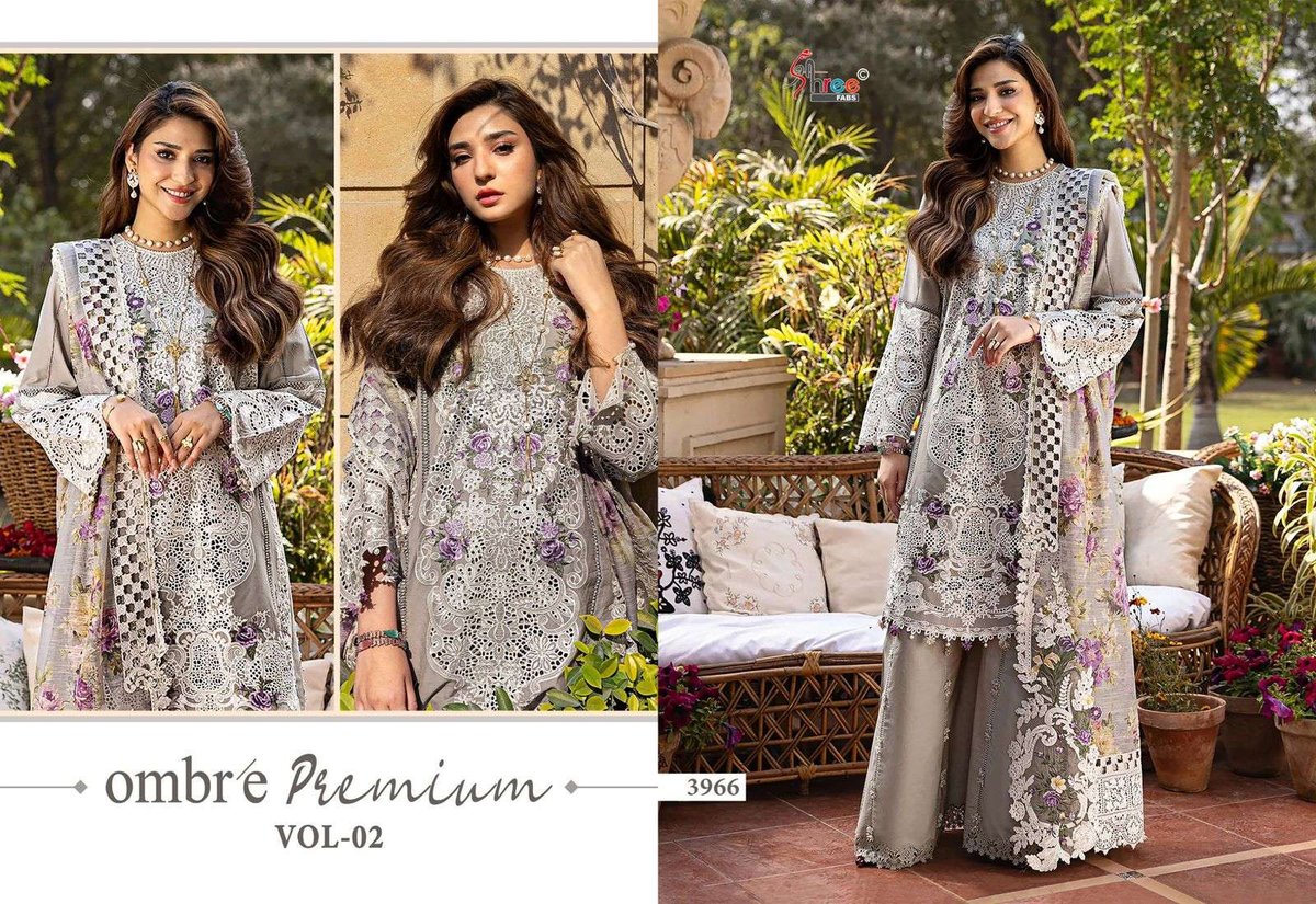 SHREE FABS OMBRE PREMIUM VOL-2 3961-3966 SERIES 5