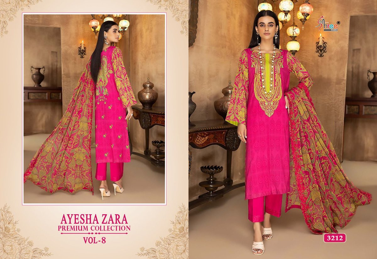 Shree Fab Ayesha Zara Premium Collection Vol-8 3208-3212 Series 5