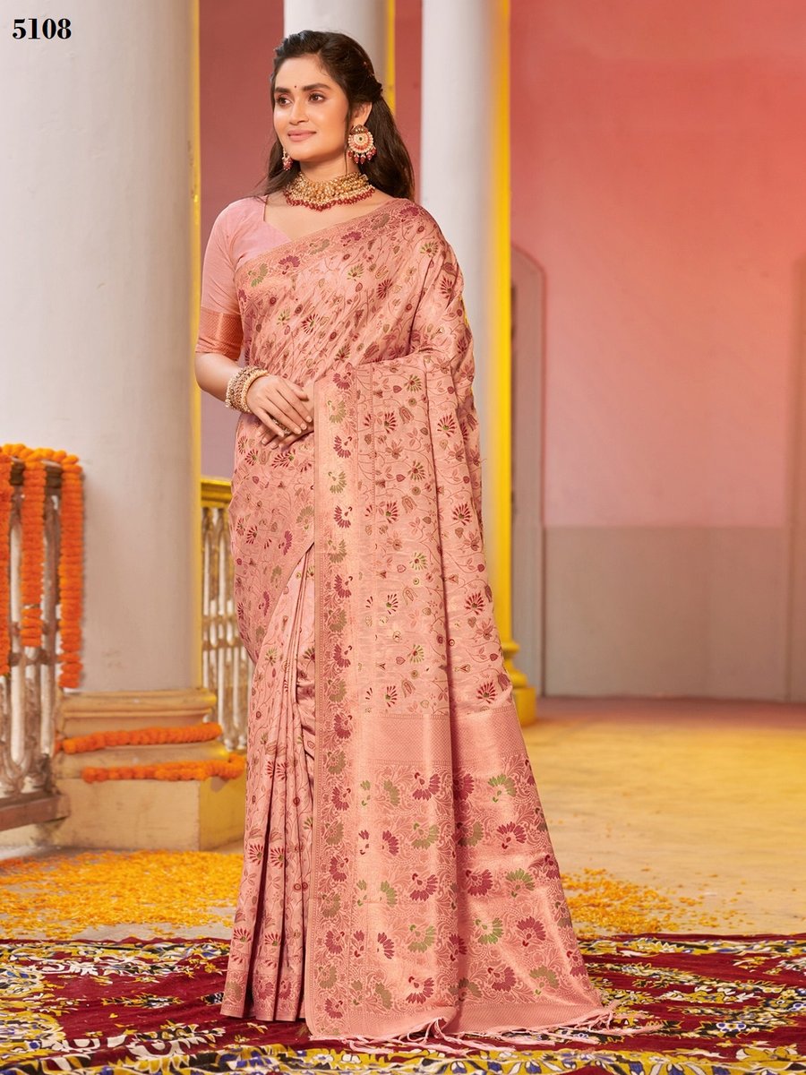 Sangam Prints Gulabi Silk 5105-5110 Series 4
