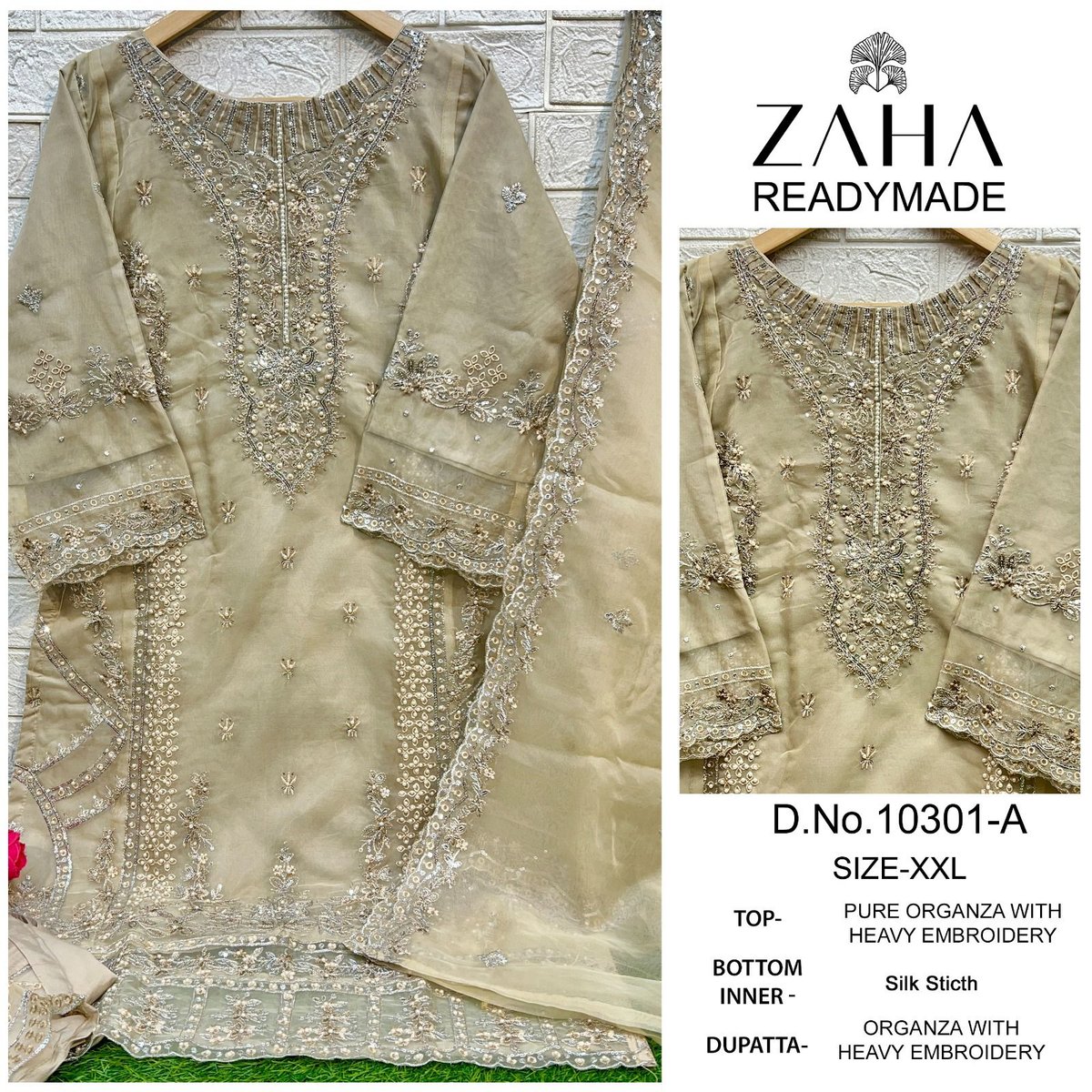 ZAHA READY MADE COLLECTION 10301-A TO 10301-D 1