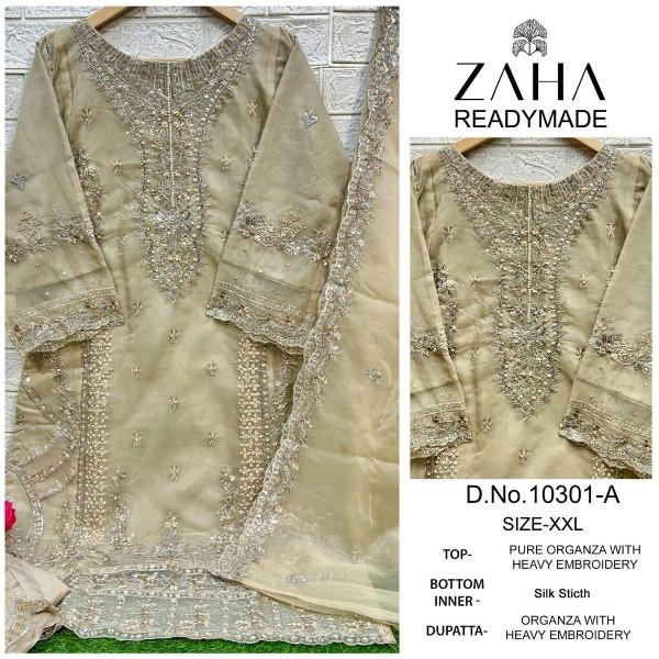 ZAHA READY MADE COLLECTION 10301-A TO 10301-D