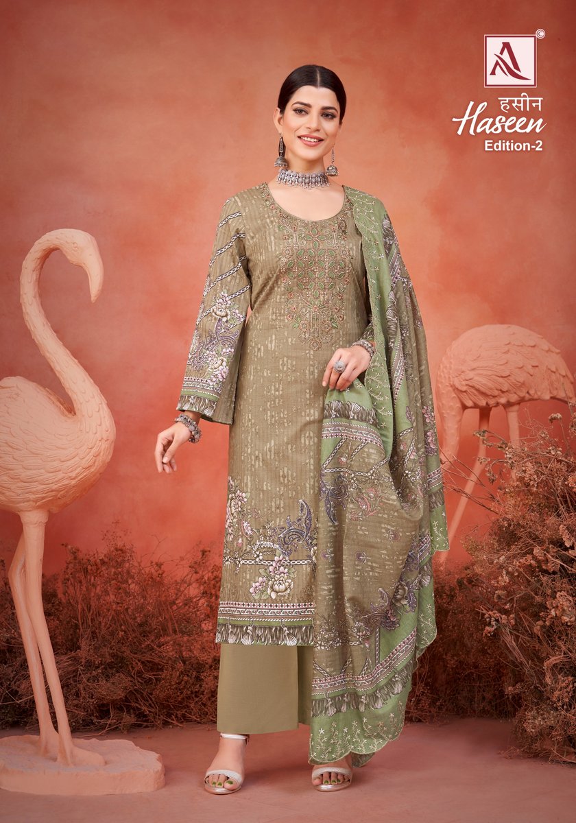 ALOK SUIT HASEEN - 2 H-1515-001  TO H-1515-008 7