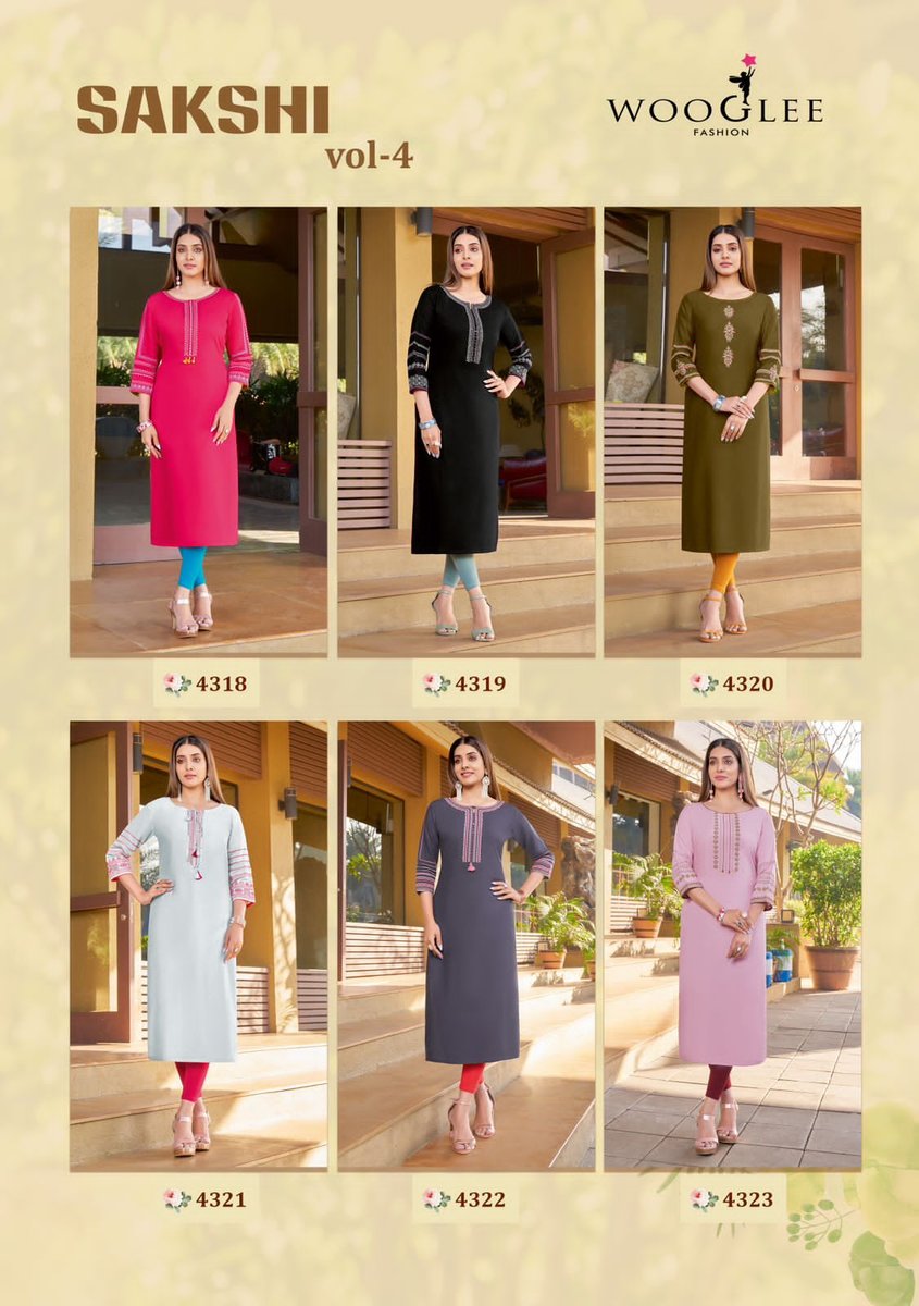 Wooglee Fashion Sakshi Vol-4 4318-4323 Series 7