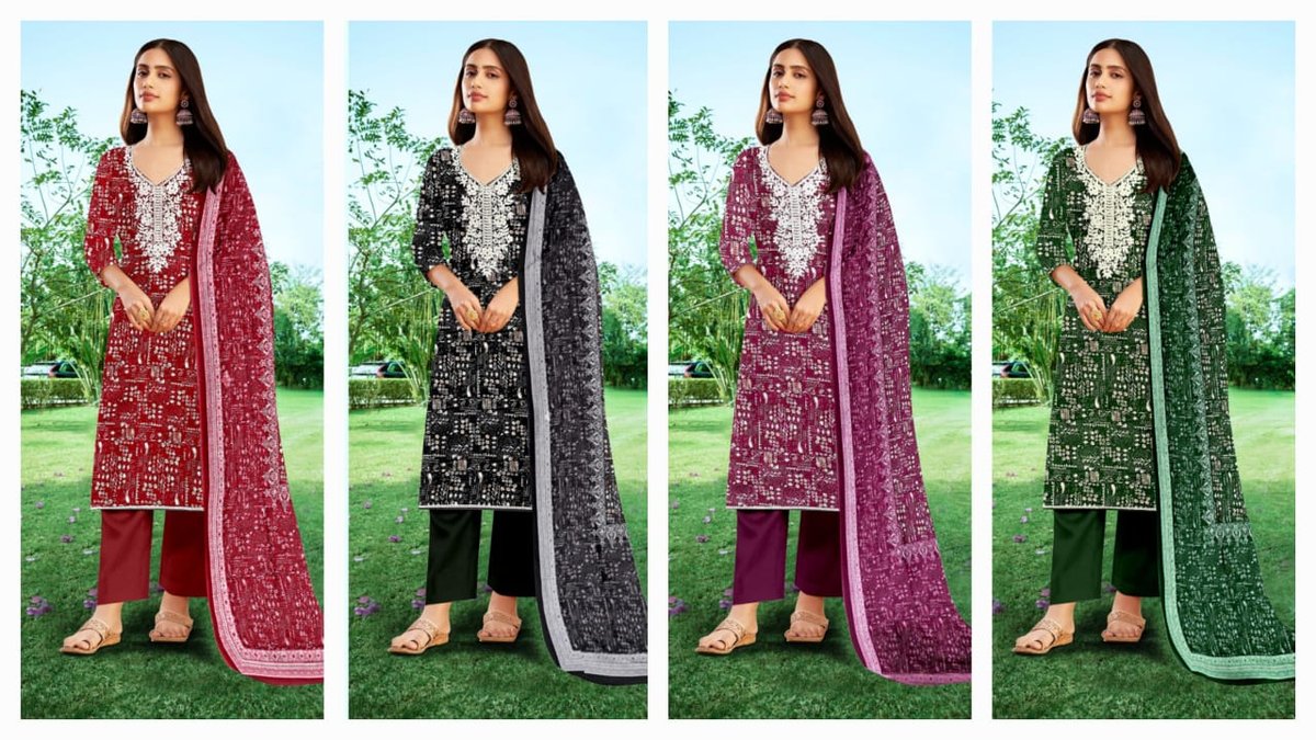 RADHIKA FASHION AZARA JASMINE 1025-A TO 1025-D 5