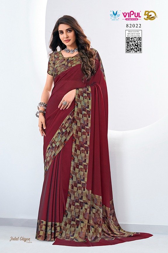 VIPUL JULIET CHIFFON 82017 TO 82027 6
