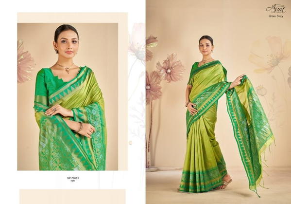 AURA SAREE URBAN STORY 79501 TO 79507