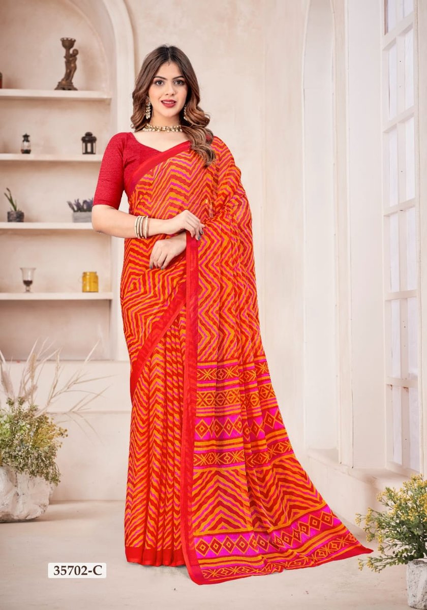RUCHI SAREE STAR CHIFFON 167 35701-A TO 35703-D 7