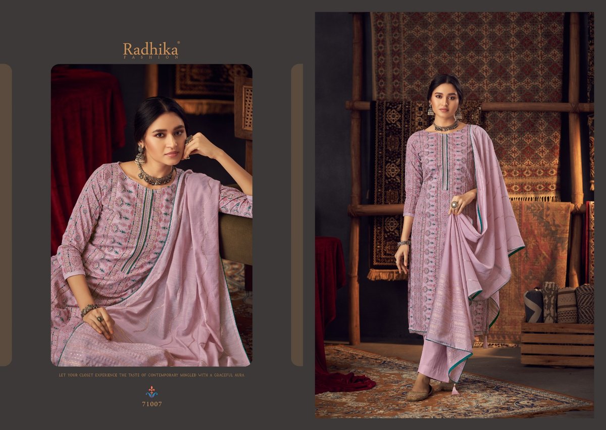 RADHIKA FASHION AZARA MASHAKALI 71001 TO 71008 7